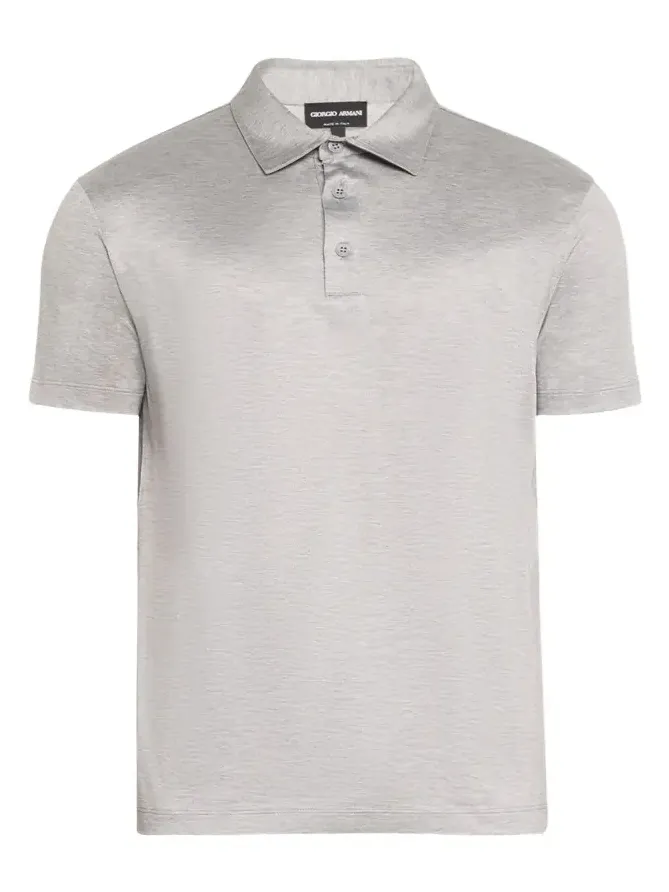 Men's Solid Jersey Polo Shirt