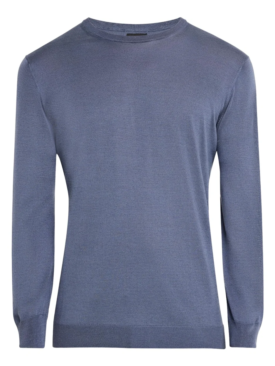 Men's Cotton and Silk Crewneck Sweater Men's Cotton and Silk Crewneck Sweater