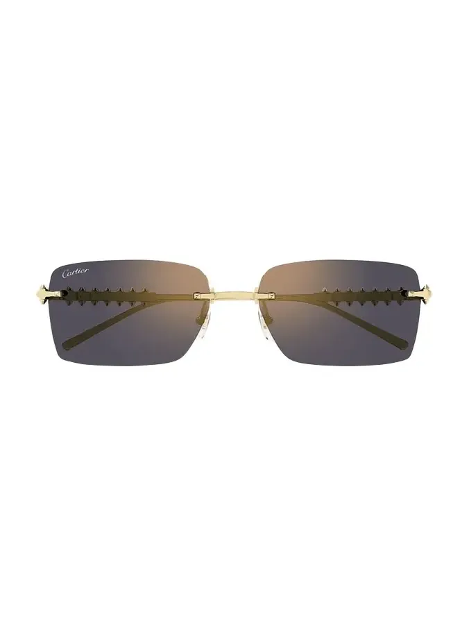 Rimless Metal Rectangle Sunglasses Rimless Metal Rectangle Sunglasses
