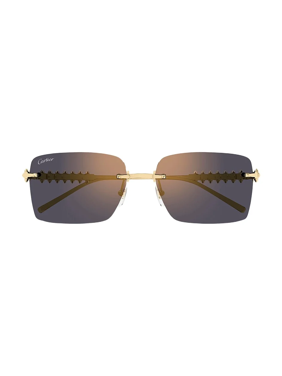 Rimless Metal Rectangle Sunglasses Rimless Metal Rectangle Sunglasses