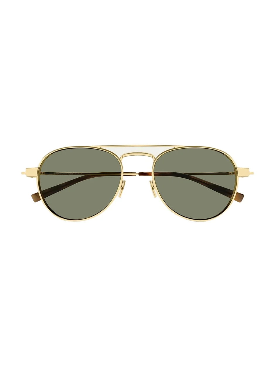 Saint Laurent Men's SL 708M Metal Round Sunglasses