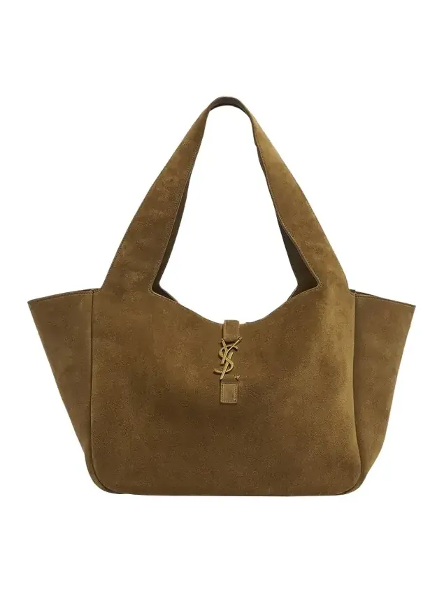 Saint Laurent Le 5 À 7 Bea YSL Cabas Tote Bag in Suede