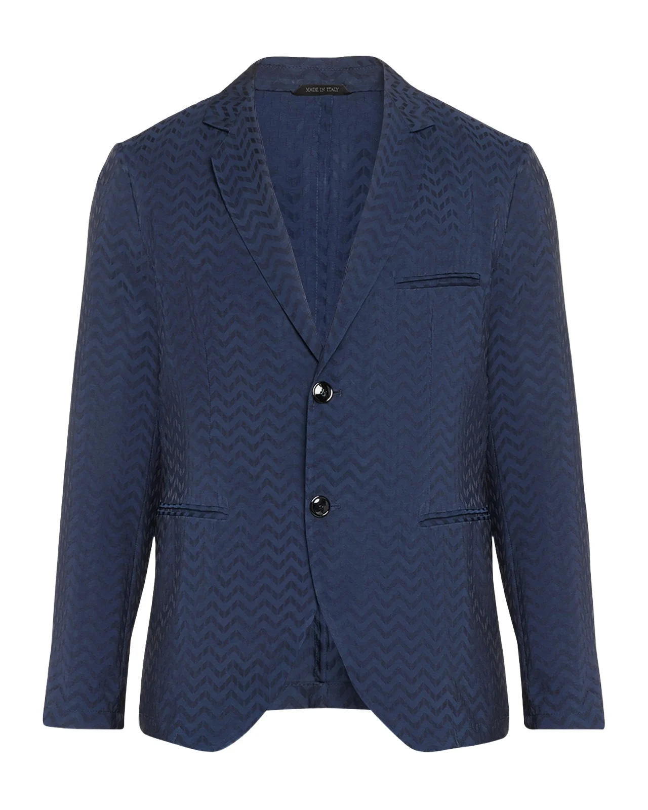 Giorgio Armani Men's Cupro Chevron Blazer