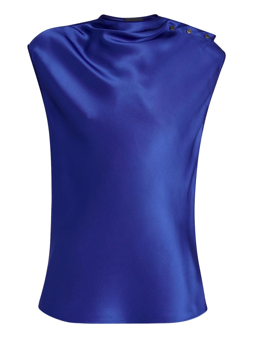 Double Silk Satin Blouse