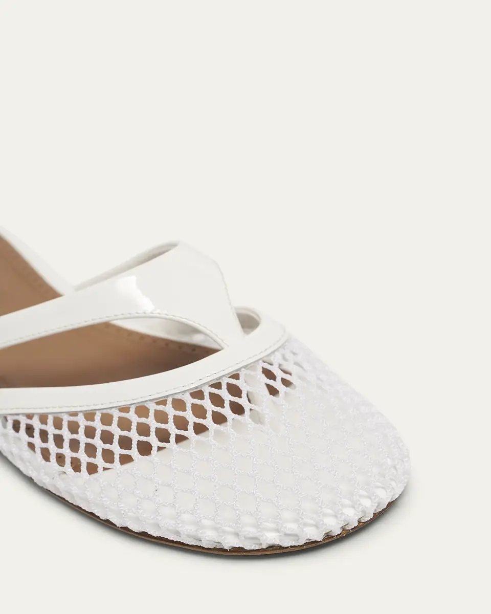 Alaïa Net Leather Thong Mules | Thumbnail 3