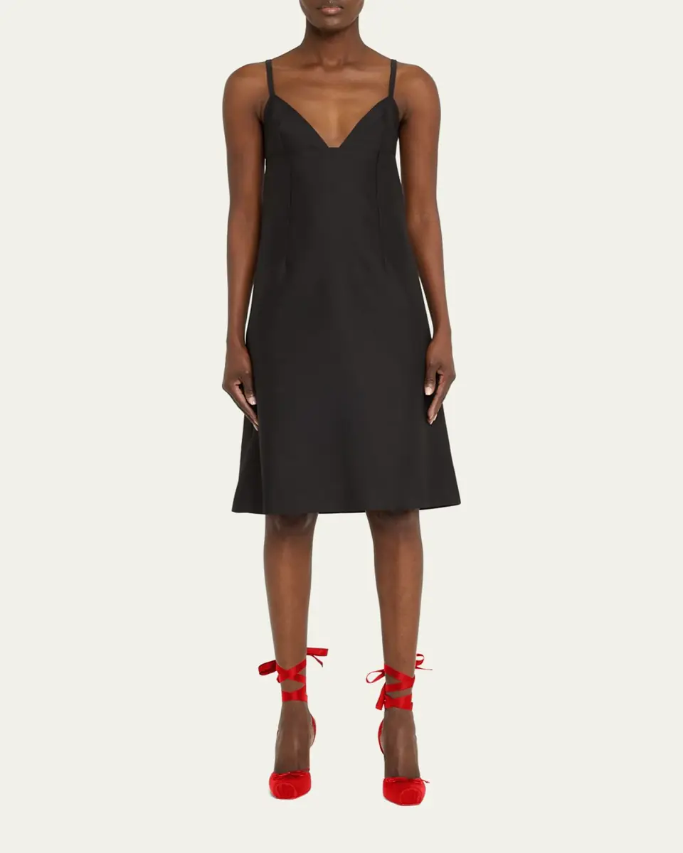 Christian Louboutin 100mm Cassia Silk Ankle-Tie Ballerina Pumps | Thumbnail 7 Christian Louboutin 100mm Cassia Silk Ankle-Tie Ballerina Pumps | Thumbnail 7