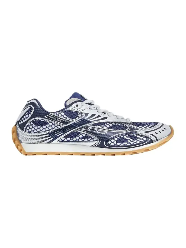Bottega Veneta Women's Orbit Metallic Net Runner Sneakers