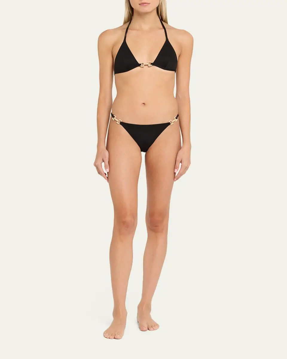 Livy Golden Point Triangle Bikini Top | Thumbnail 2 Livy Golden Point Triangle Bikini Top | Thumbnail 2