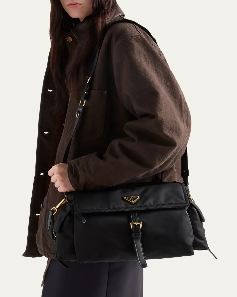 Prada Explore Large Re-Nylon Shoulder Bag | Thumbnail 2 Prada Explore Large Re-Nylon Shoulder Bag | Thumbnail 2