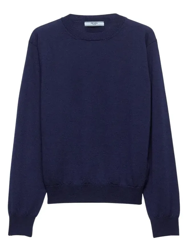Superfine Cashmere Knit Crewneck Sweater Superfine Cashmere Knit Crewneck Sweater