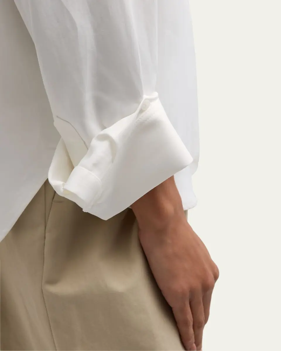 TWP Cotton Button-Front Boyfriend Shirt | Thumbnail 5 TWP Cotton Button-Front Boyfriend Shirt | Thumbnail 5
