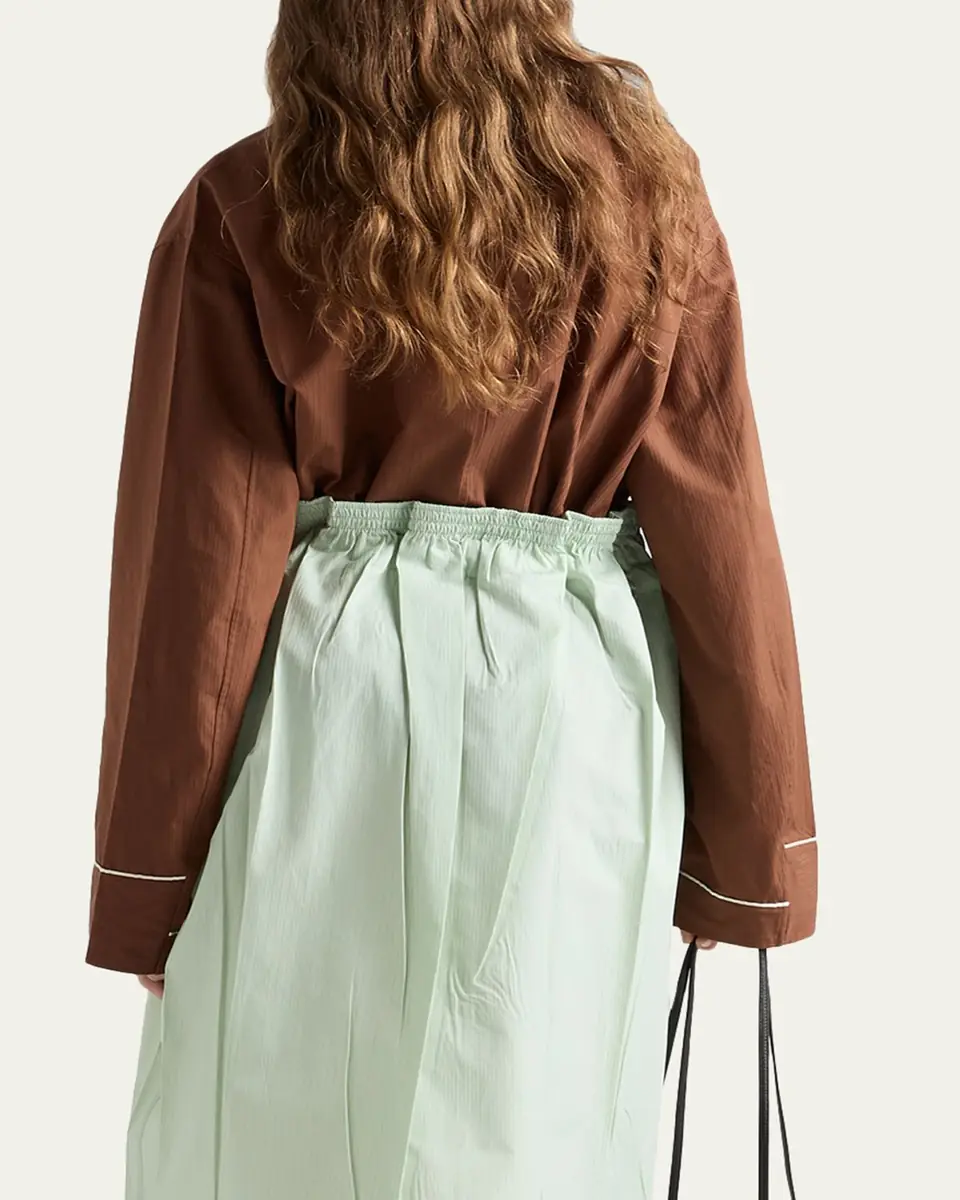 Prada Long-Sleeve Cotton Blouse | Thumbnail 3 Prada Long-Sleeve Cotton Blouse | Thumbnail 3