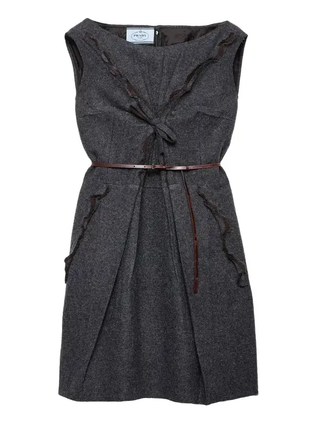 Prada Shetland Wool Dress