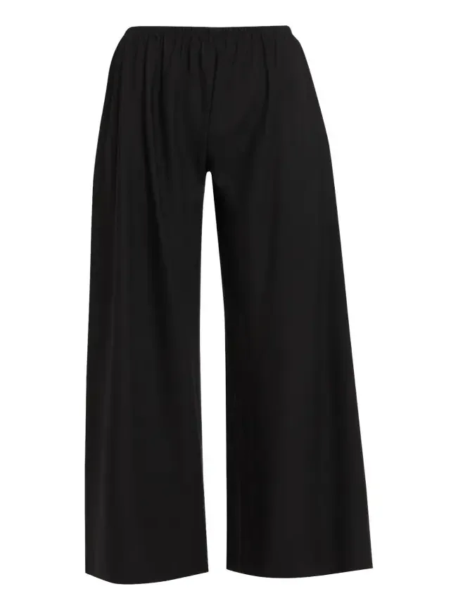 Gala Wool Wide-Leg Pull-On Pants Gala Wool Wide-Leg Pull-On Pants