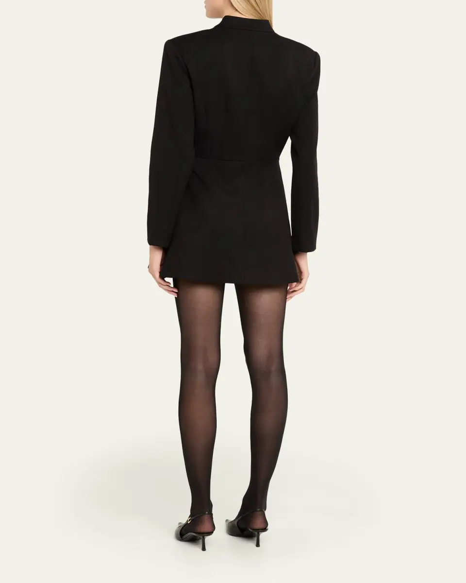 Aexae Structured Wool Mini Jacket Dress | Thumbnail 3