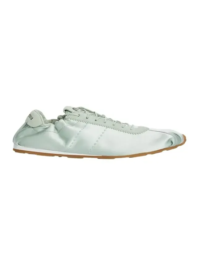 Satin Retro Runner Sneakers