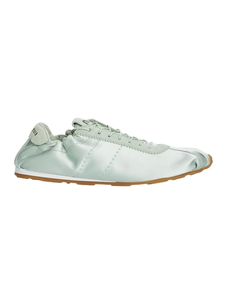 Miu Miu Satin Retro Runner Sneakers