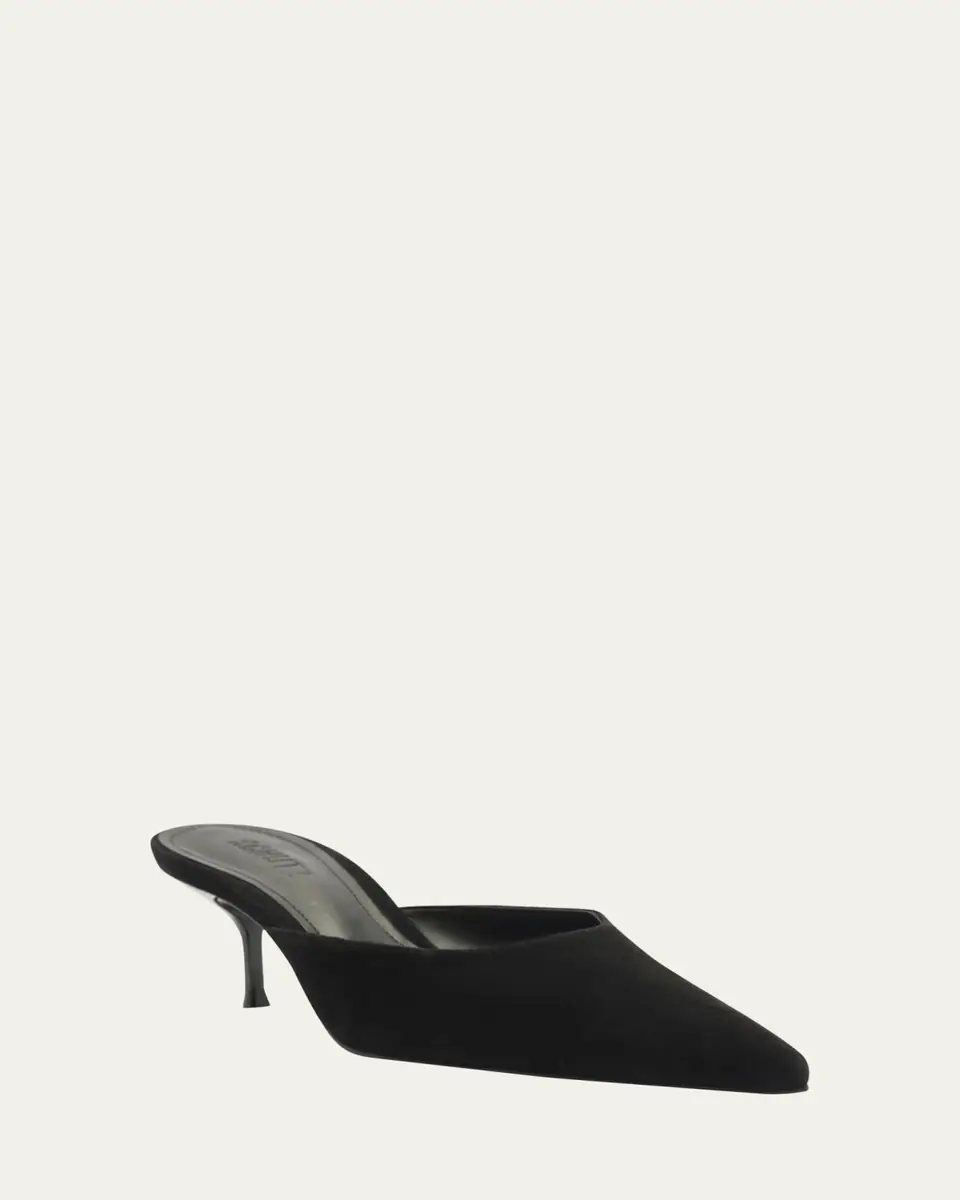 Schutz Julie Suede Mule Pumps | Thumbnail 2 Schutz Julie Suede Mule Pumps | Thumbnail 2