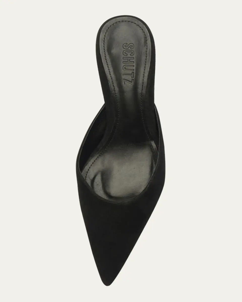 Schutz Julie Suede Mule Pumps | Thumbnail 4 Schutz Julie Suede Mule Pumps | Thumbnail 4