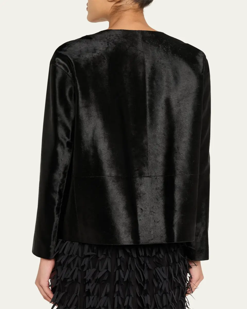 Lafayette 148 New York x The Morning Show Calf Hair Jacket | Thumbnail 3 Lafayette 148 New York x The Morning Show Calf Hair Jacket | Thumbnail 3