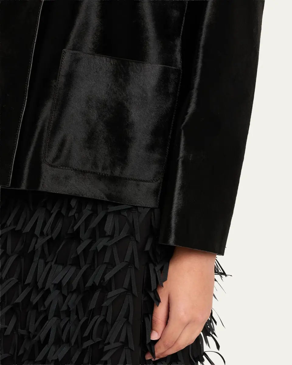 Lafayette 148 New York x The Morning Show Calf Hair Jacket | Thumbnail 5 Lafayette 148 New York x The Morning Show Calf Hair Jacket | Thumbnail 5