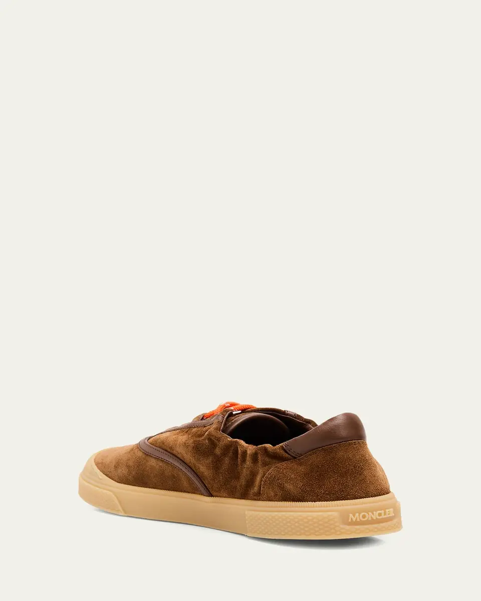 Moncler Men's Vera Leather Low-Top Sneakers | Thumbnail 2 Moncler Men's Vera Leather Low-Top Sneakers | Thumbnail 2
