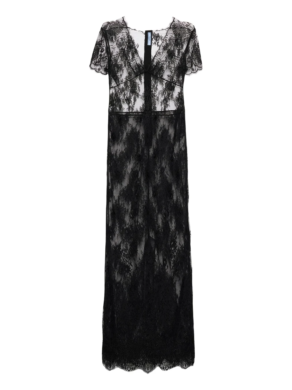 Short-Sleeve Lace Dress