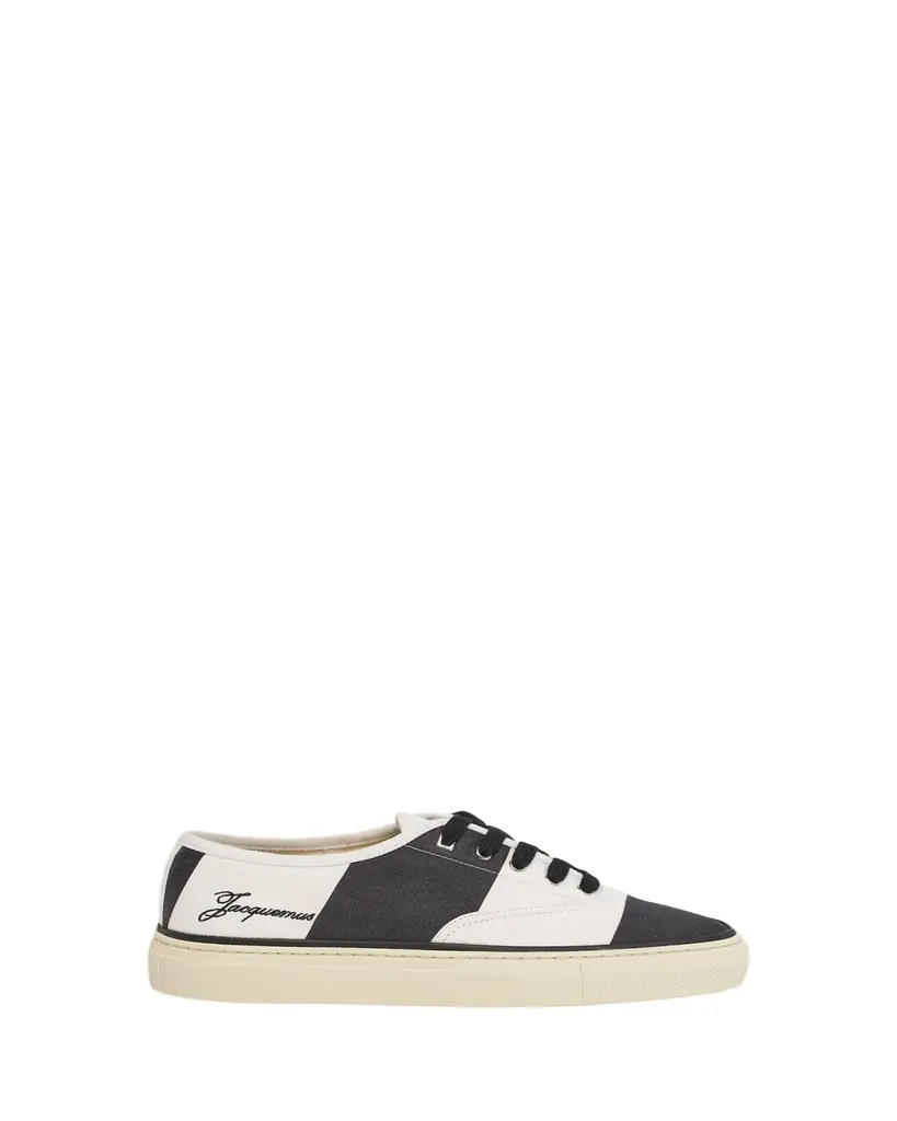 Jacquemus Men's Les Fefe Canvas Low-Top Sneakers | Image 1 Jacquemus Men's Les Fefe Canvas Low-Top Sneakers | Image 1