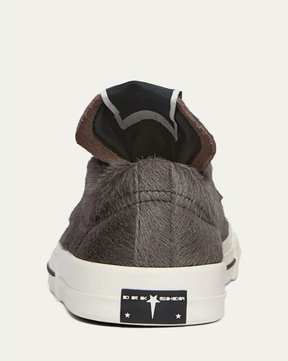DRKSHDW RICK OWENS x Converse Men's Onestr Calf Hair Low-Top Sneakers | Thumbnail 3 DRKSHDW RICK OWENS x Converse Men's Onestr Calf Hair Low-Top Sneakers | Thumbnail 3