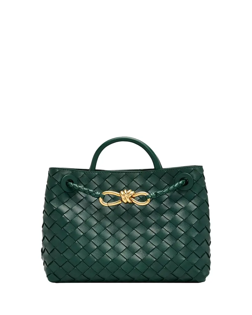 Bottega Veneta Andiamo Small Leather Top-Handle Bag | Image 1 Bottega Veneta Andiamo Small Leather Top-Handle Bag | Image 1