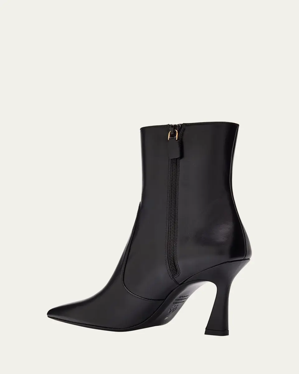 Stuart Weitzman 85mm Vinnie Leather Zip Booties | Thumbnail 4 Stuart Weitzman 85mm Vinnie Leather Zip Booties | Thumbnail 4