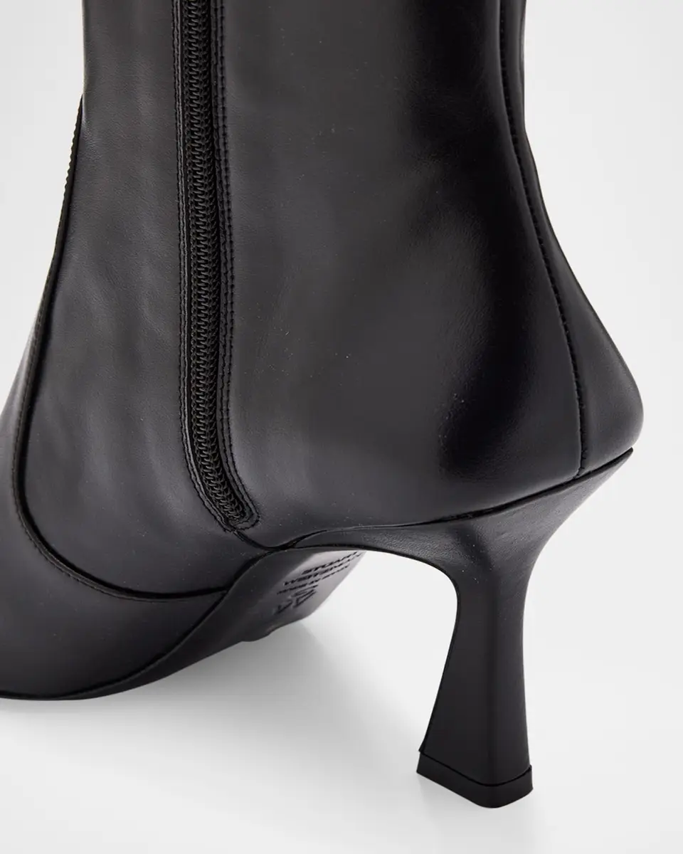 Stuart Weitzman 85mm Vinnie Leather Zip Booties | Thumbnail 5 Stuart Weitzman 85mm Vinnie Leather Zip Booties | Thumbnail 5