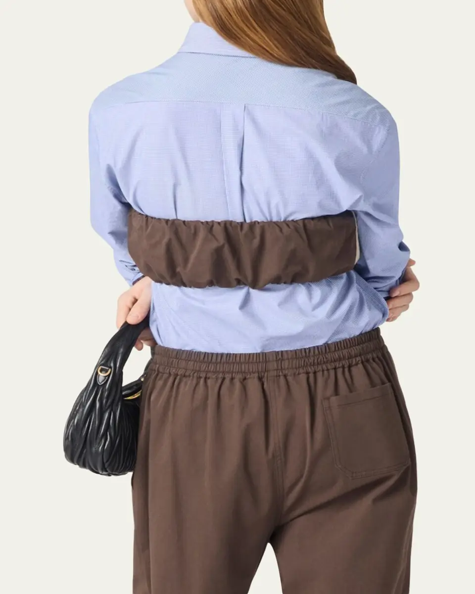 Miu Miu Strapless Bubble Bandeau Top | Thumbnail 3