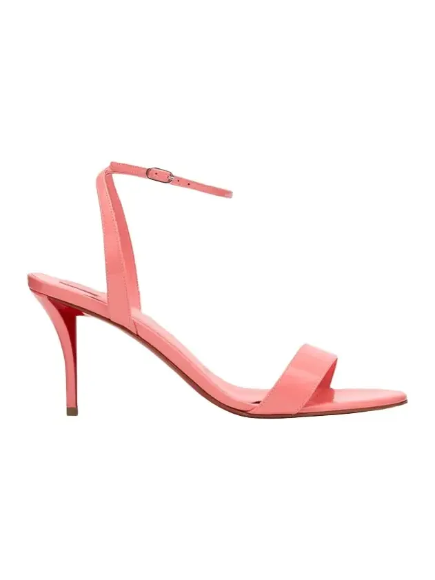 80mm Miss Z Patent Leather Ankle-Strap Sandals
