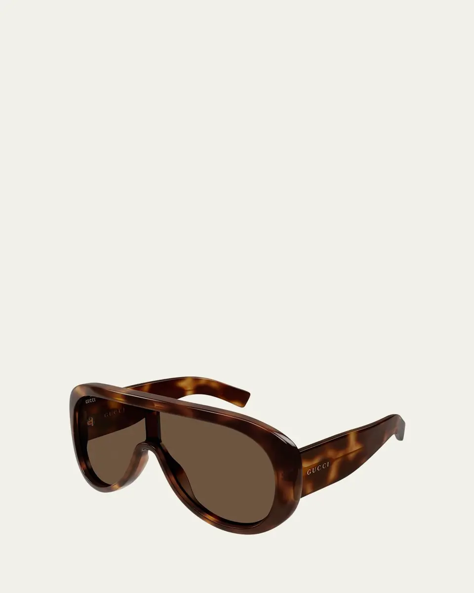 Gucci 99mm Acetate Shield Sunglasses | Thumbnail 2 Gucci 99mm Acetate Shield Sunglasses | Thumbnail 2