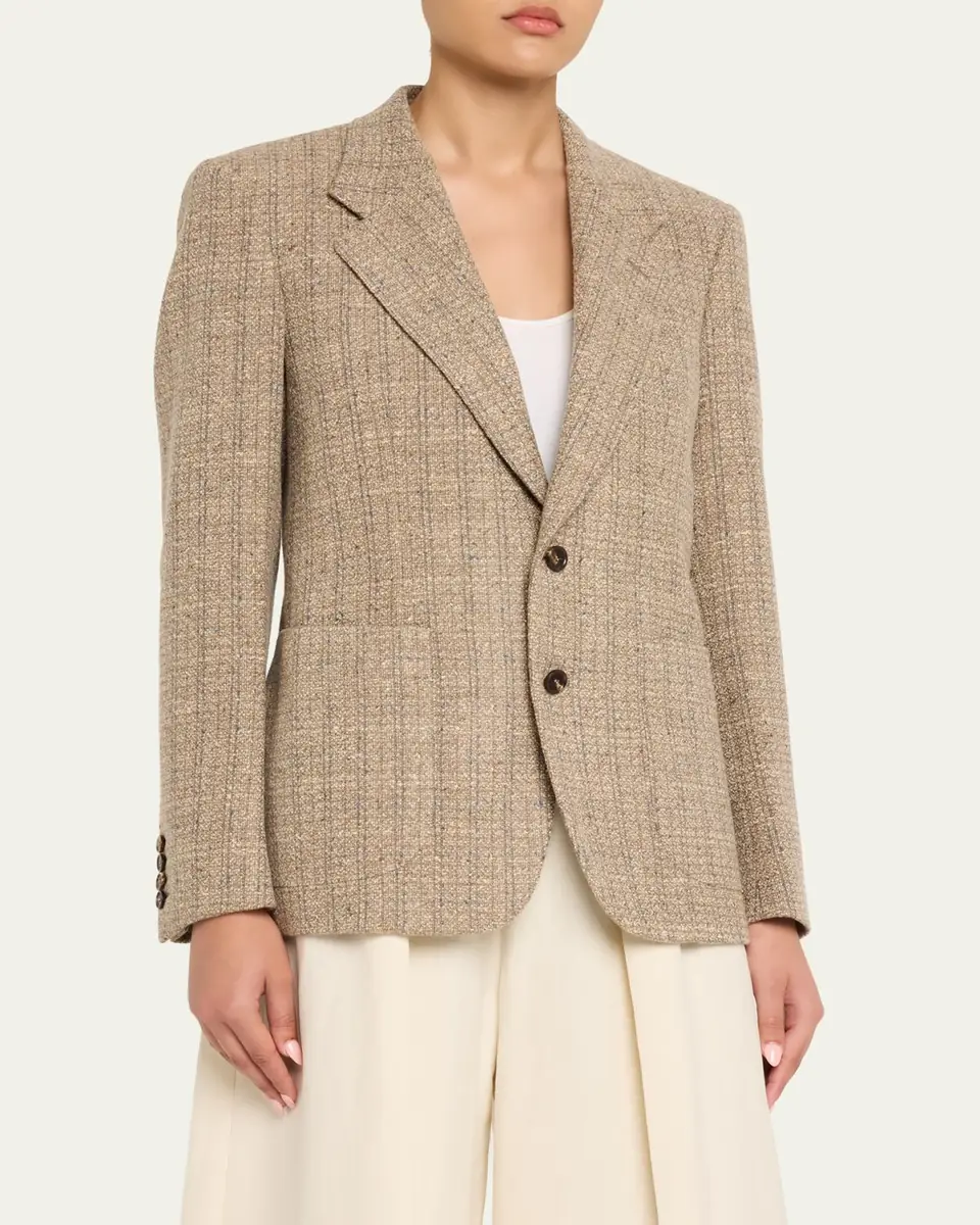 Loro Piana Hedland Single-Breasted Jacket | Thumbnail 4