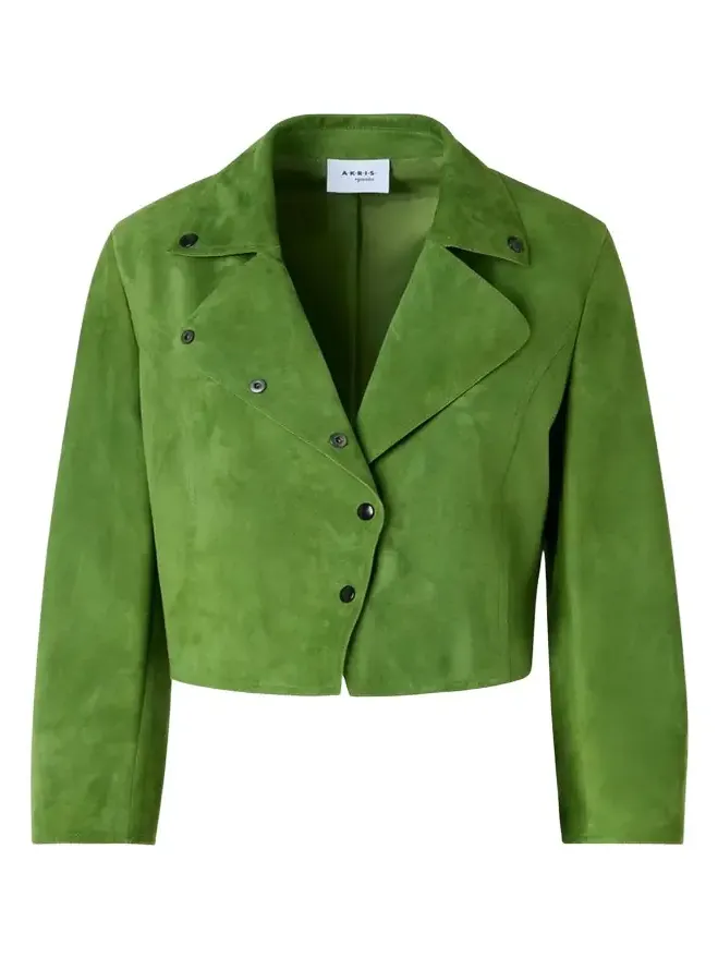 Suede Crop Moto Jacket Suede Crop Moto Jacket