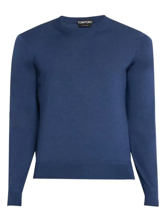 Men's Fine Gauge Cashmere-Blend Sweater