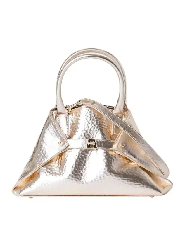Ai XS Metallic Leather Tote Bag
