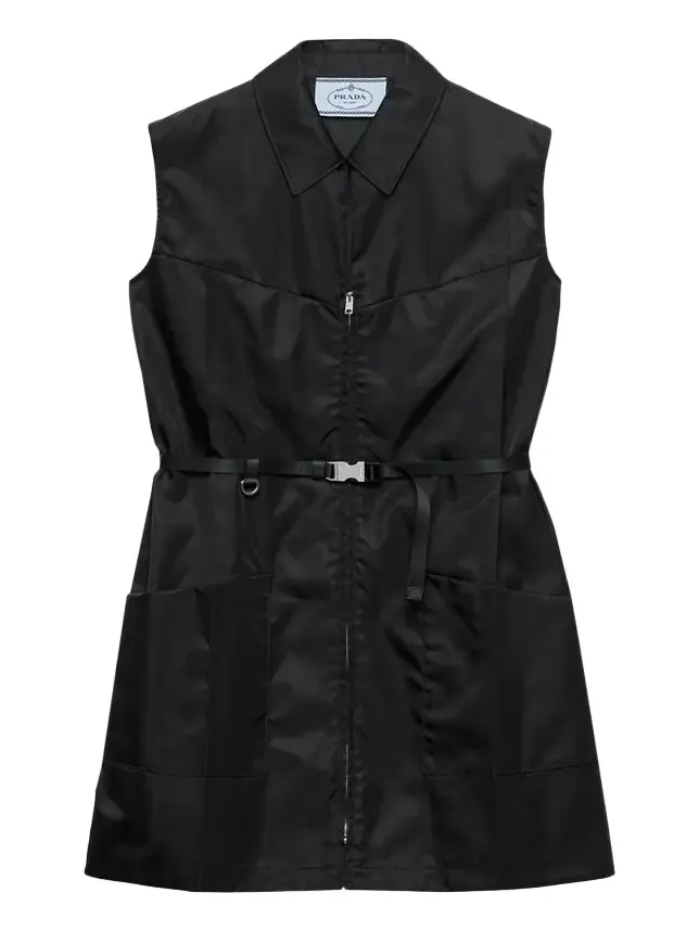 Re-Nylon Belted Mini Shirtdress Re-Nylon Belted Mini Shirtdress