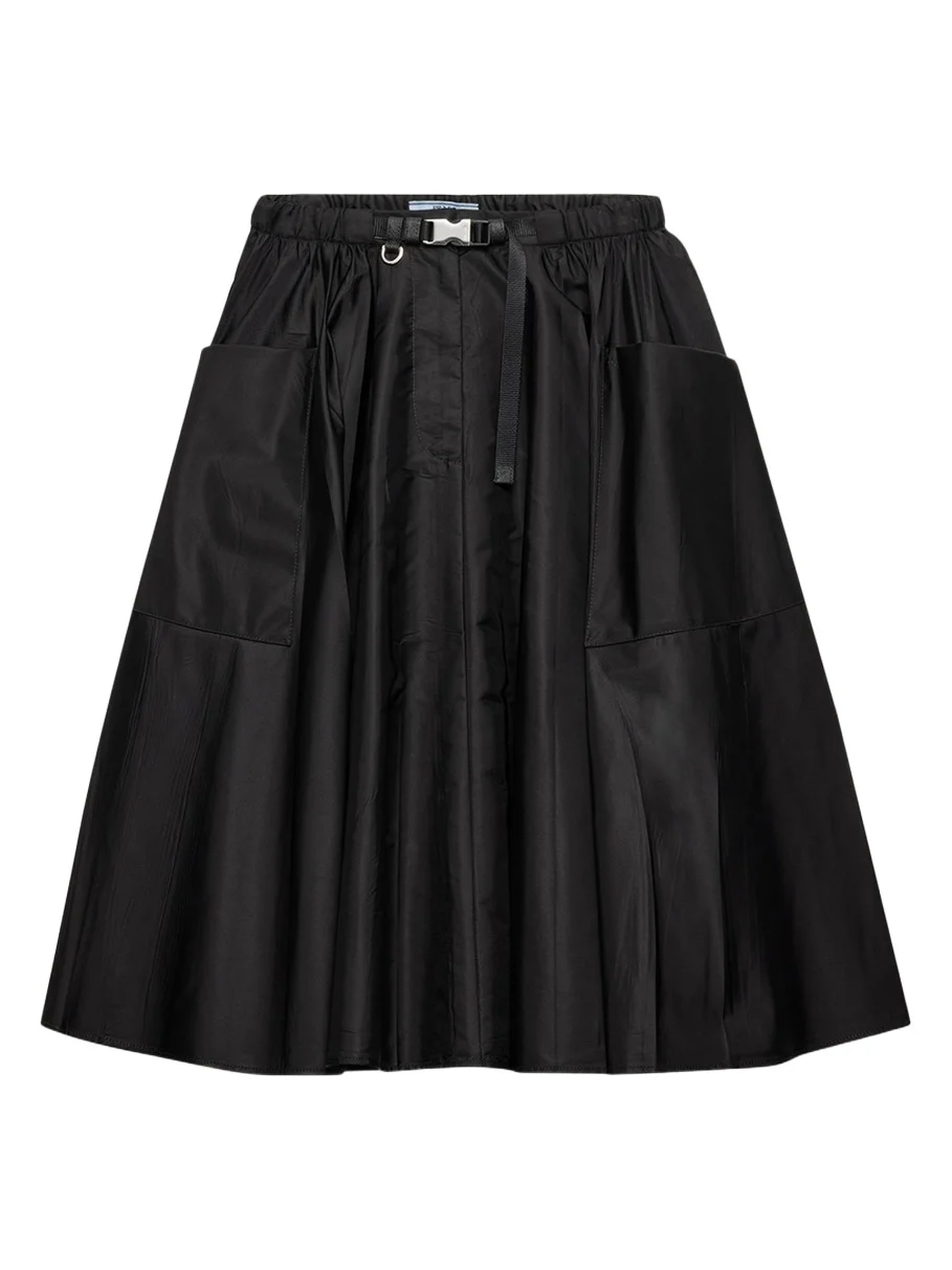 Re-Nylon Midi Skirt