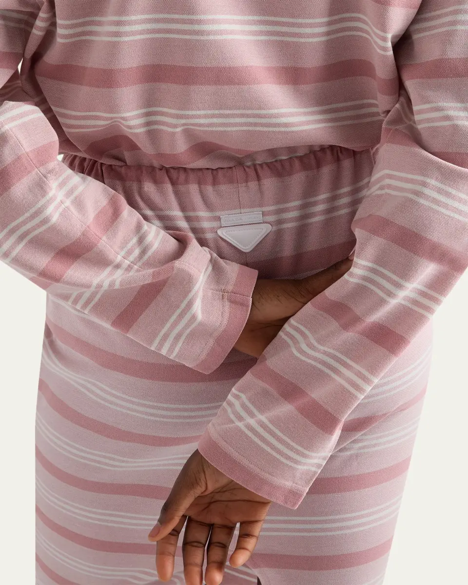 Prada Striped Jersey Pencil Skirt | Thumbnail 5