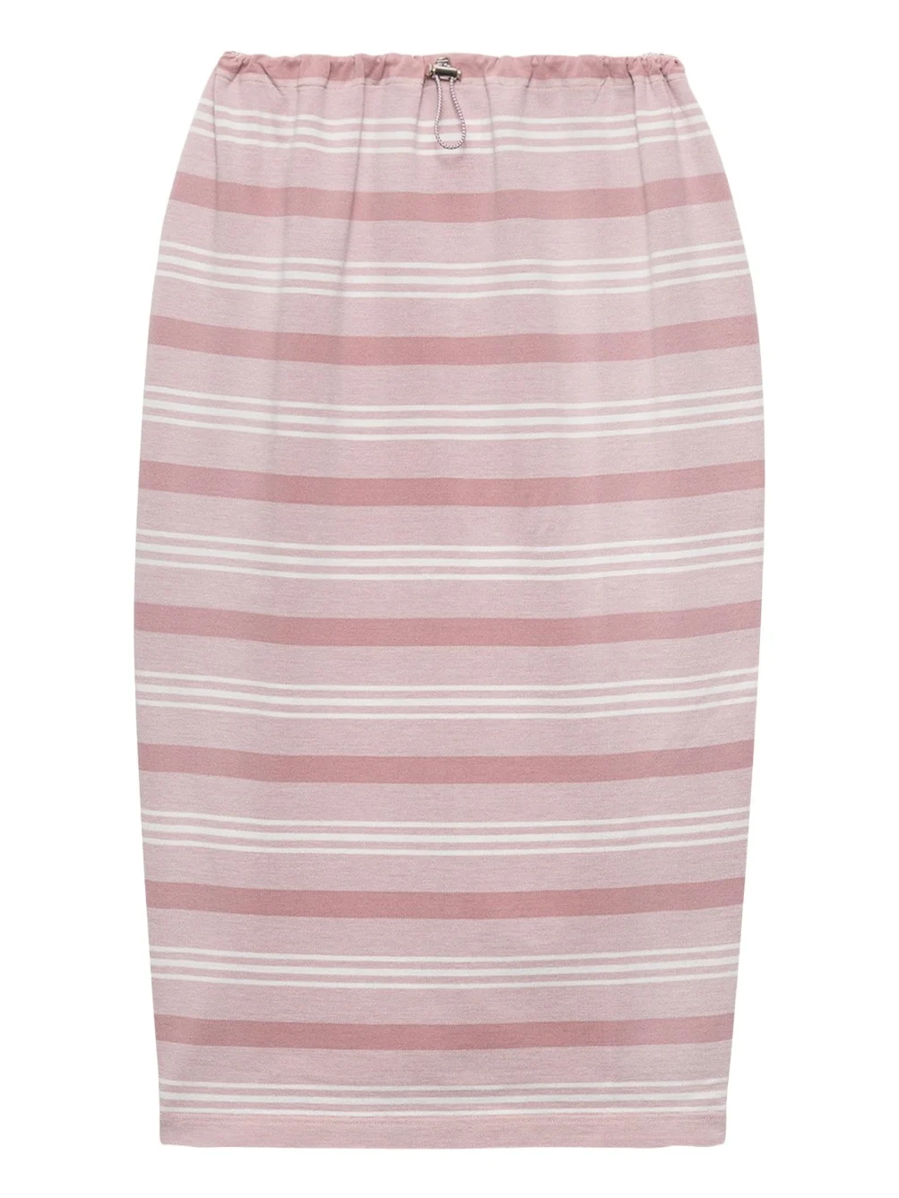 Prada Striped Jersey Pencil Skirt