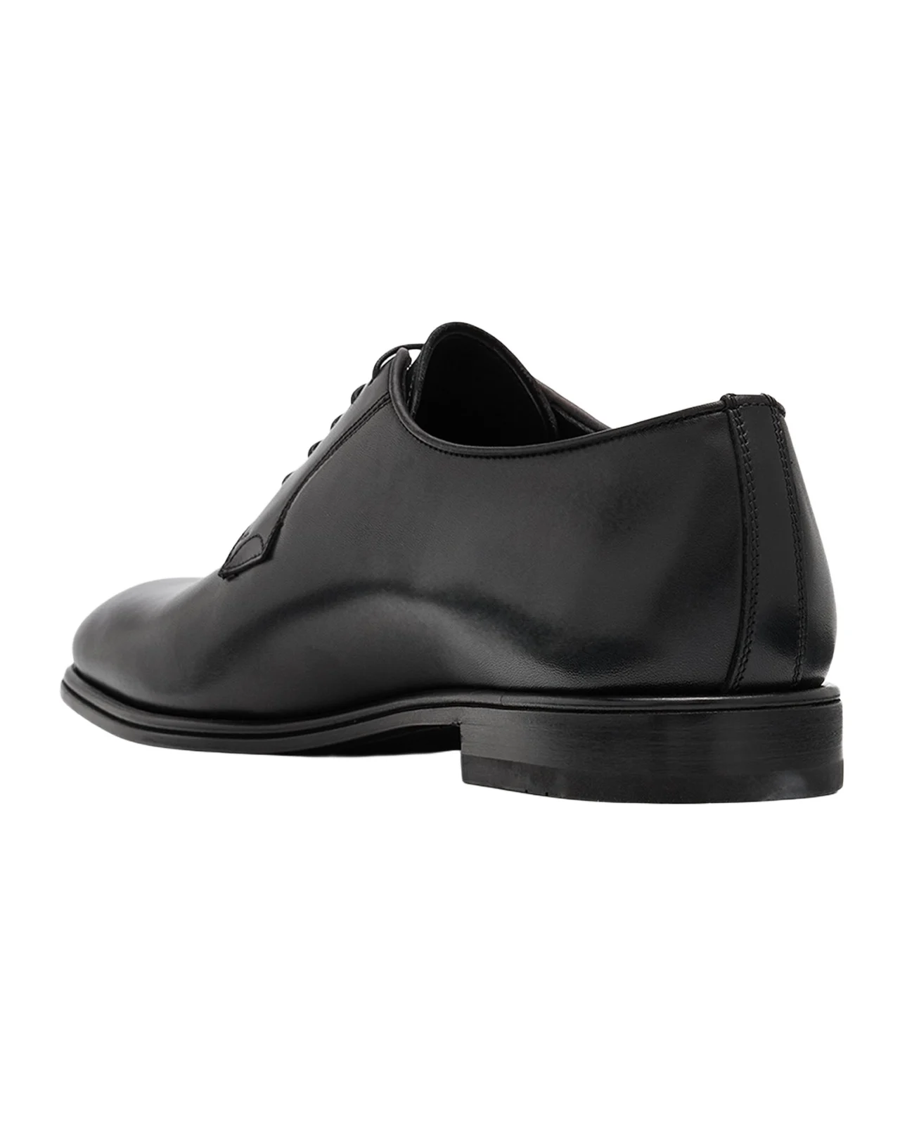 Men's Stefano Almond-Toe Leather Derby Shoes Men's Stefano Almond-Toe Leather Derby Shoes