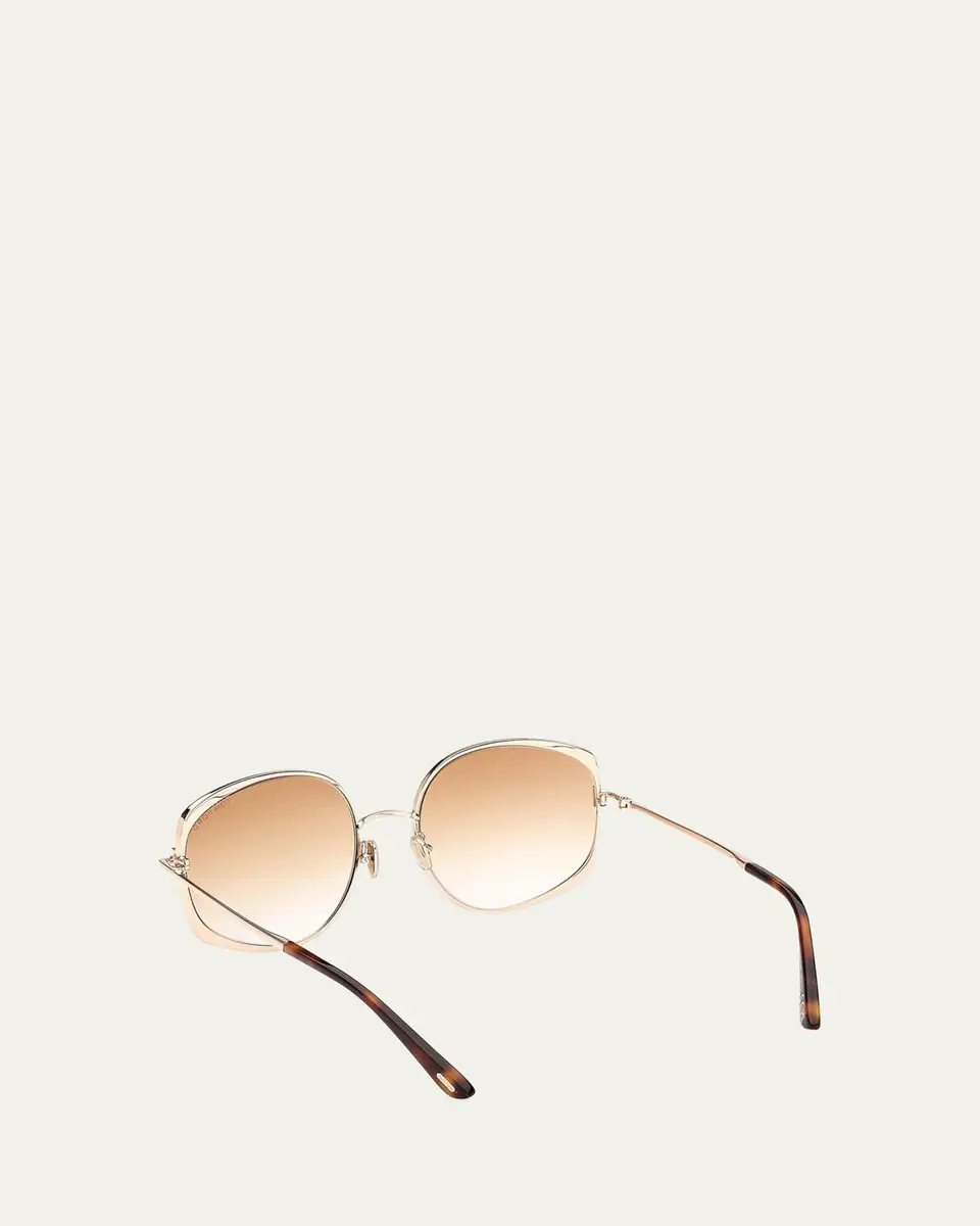 Tom Ford Abbey 58MM Geometric Sunglasses | Thumbnail 3 Tom Ford Abbey 58MM Geometric Sunglasses | Thumbnail 3