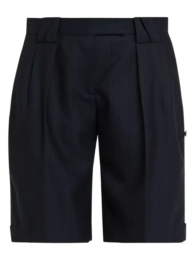 Knee-Length Suiting Shorts