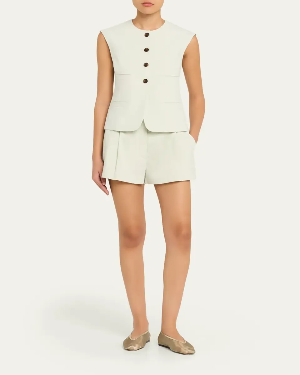 A.L.C. Winston Linen-Blend Shorts | Thumbnail 6