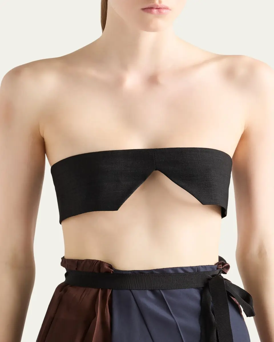 Prada Wool Bandeau Top | Thumbnail 5 Prada Wool Bandeau Top | Thumbnail 5