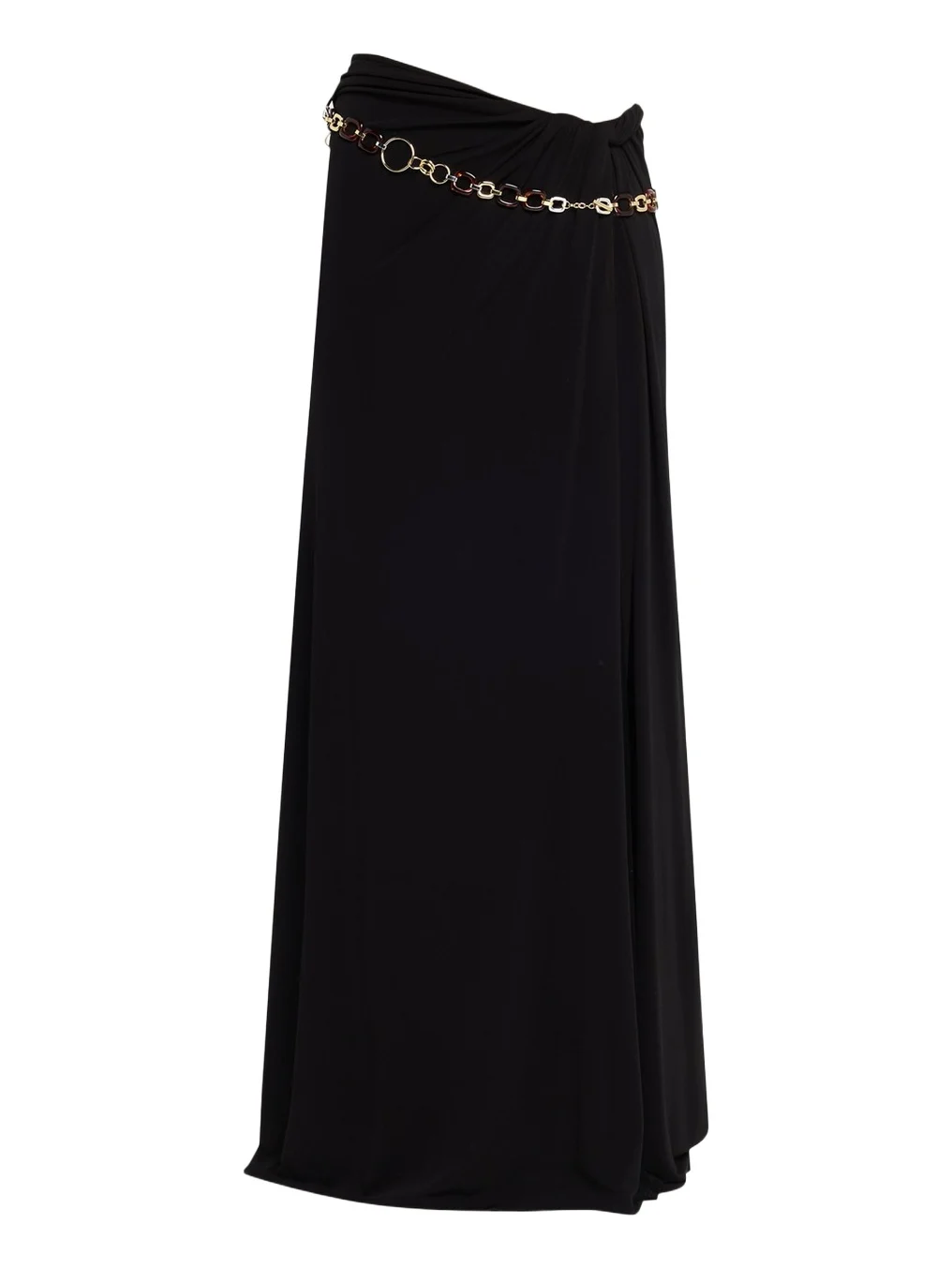 Tortoise Chain Belt Maxi Skirt Tortoise Chain Belt Maxi Skirt