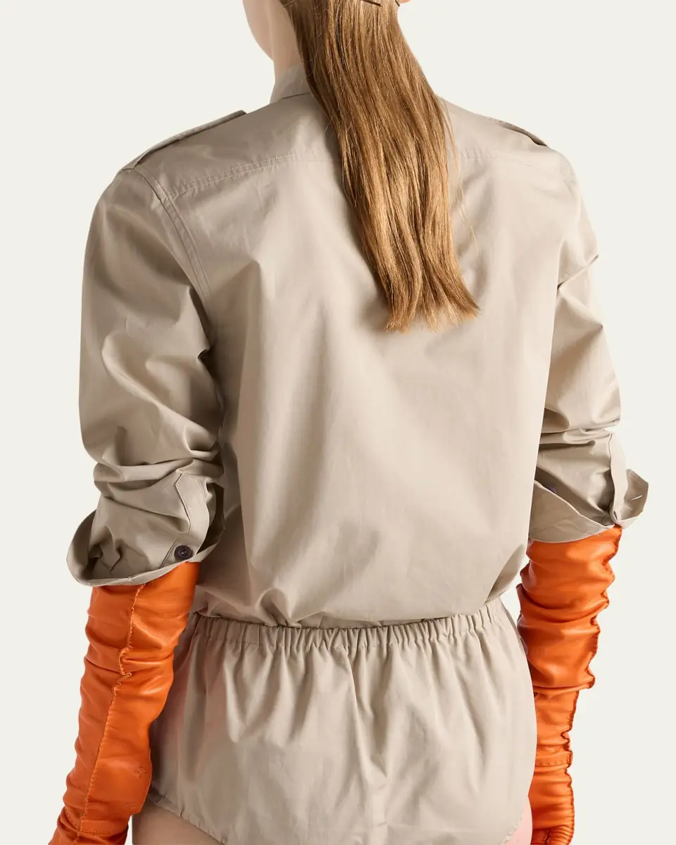 Prada Cotton Utility Shirt | Thumbnail 3